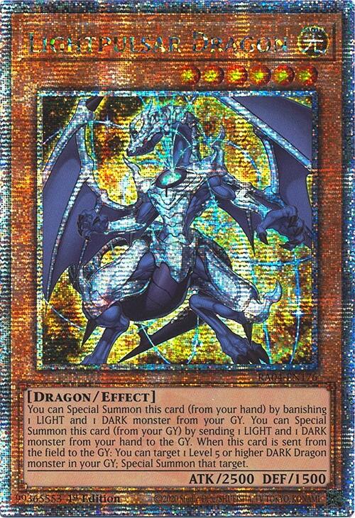Lightpulsar Dragon [RA04-EN176] Quarter Century Secret Rare | Exor Games Dartmouth