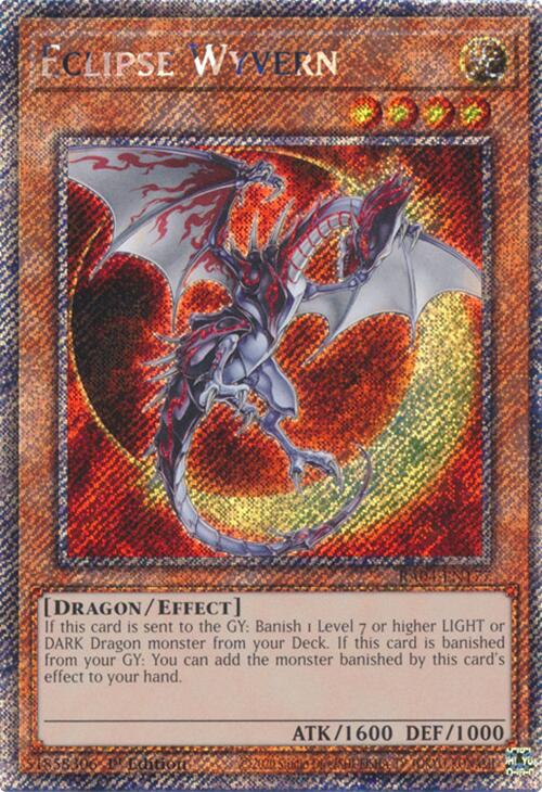Eclipse Wyvern [RA04-EN177] Platinum Secret Rare | Exor Games Dartmouth