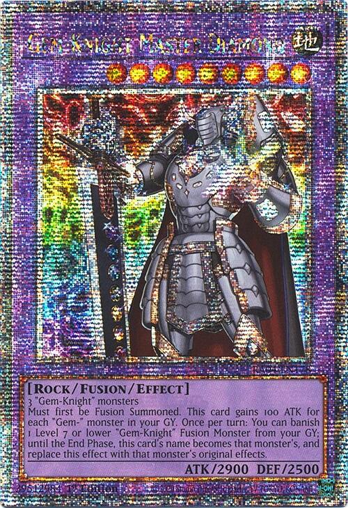 Gem-Knight Master Diamond [RA04-EN178] Quarter Century Secret Rare | Exor Games Dartmouth