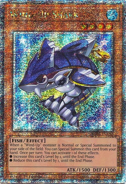 Wind-Up Shark [RA04-EN180] Quarter Century Secret Rare | Exor Games Dartmouth