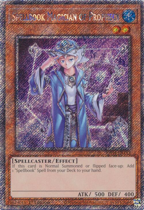 Spellbook Magician of Prophecy [RA04-EN183] Platinum Secret Rare | Exor Games Dartmouth