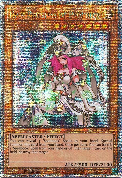 High Priestess of Prophecy [RA04-EN184] Quarter Century Secret Rare | Exor Games Dartmouth