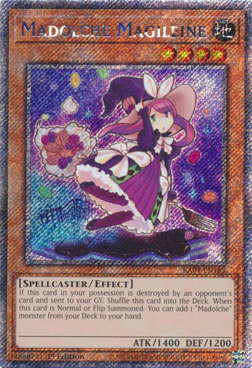 Madolche Magileine [RA04-EN185] Platinum Secret Rare | Exor Games Dartmouth