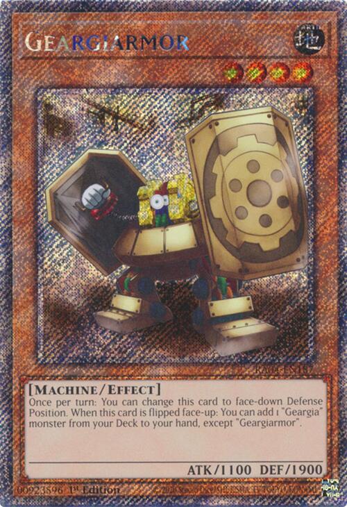 Geargiarmor [RA04-EN187] Platinum Secret Rare | Exor Games Dartmouth