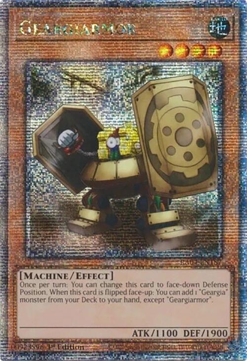 Geargiarmor [RA04-EN187] Quarter Century Secret Rare | Exor Games Dartmouth