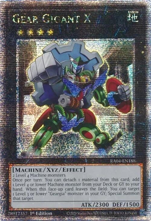 Gear Gigant X [RA04-EN188] Quarter Century Secret Rare | Exor Games Dartmouth