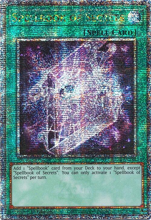 Spellbook of Secrets [RA04-EN189] Quarter Century Secret Rare | Exor Games Dartmouth
