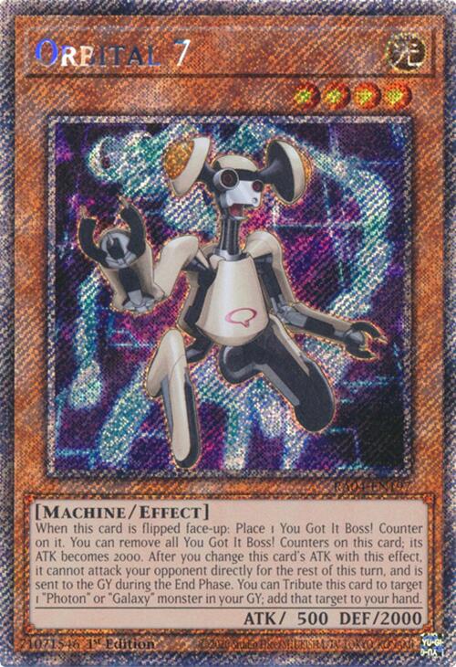 Orbital 7 [RA04-EN197] Platinum Secret Rare | Exor Games Dartmouth