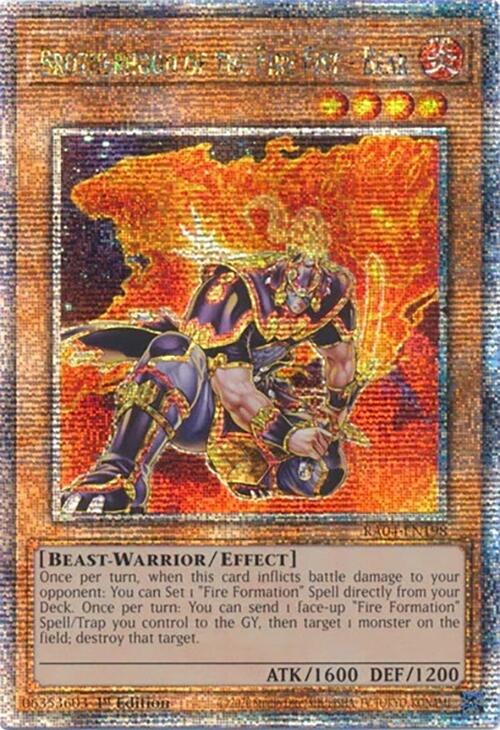Brotherhood of the Fire Fist - Bear [RA04-EN198] Quarter Century Secret Rare | Exor Games Dartmouth