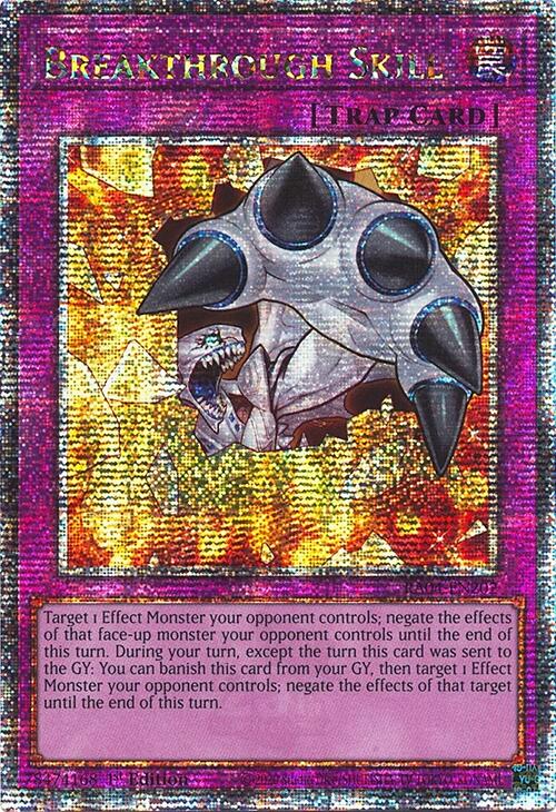 Breakthrough Skill [RA04-EN202] Quarter Century Secret Rare | Exor Games Dartmouth