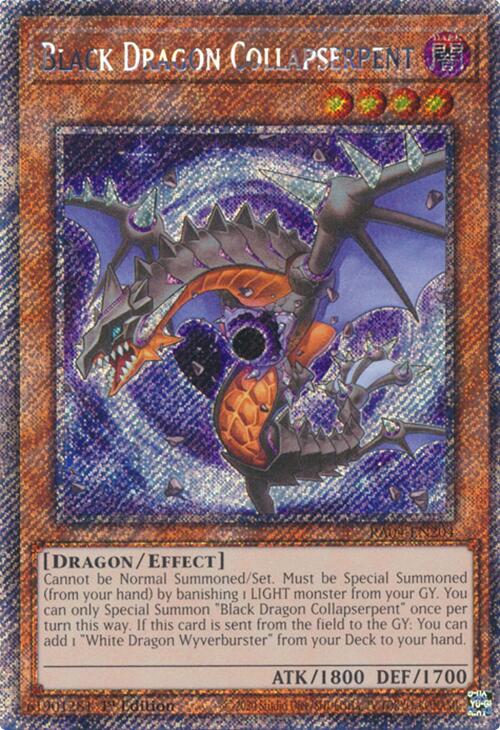 Black Dragon Collapserpent [RA04-EN204] Platinum Secret Rare | Exor Games Dartmouth