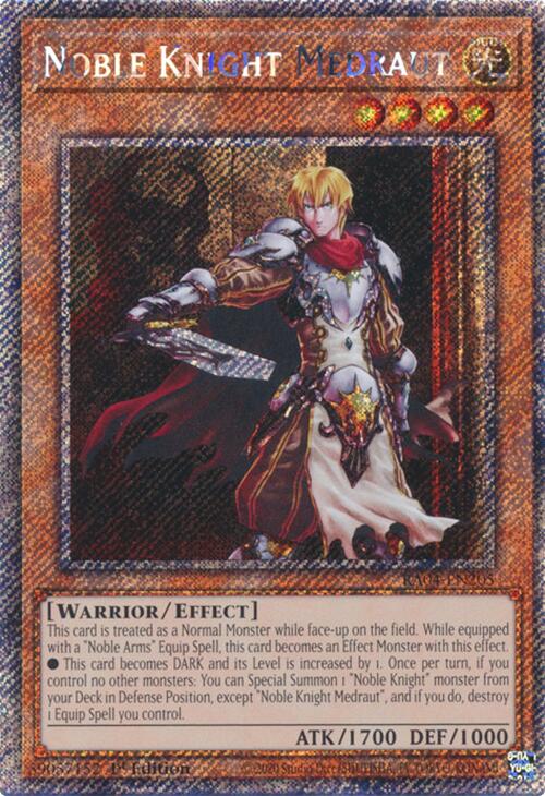 Noble Knight Medraut [RA04-EN205] Platinum Secret Rare | Exor Games Dartmouth