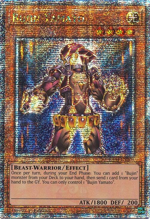 Bujin Yamato [RA04-EN209] Quarter Century Secret Rare | Exor Games Dartmouth