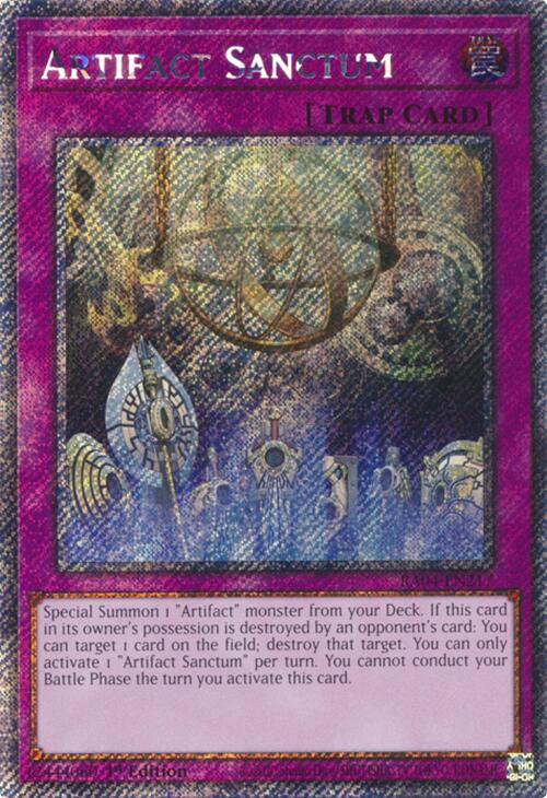 Artifact Sanctum [RA04-EN217] Platinum Secret Rare | Exor Games Dartmouth