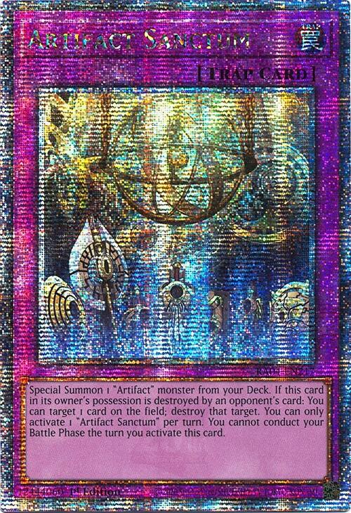 Artifact Sanctum [RA04-EN217] Quarter Century Secret Rare | Exor Games Dartmouth