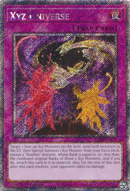 Xyz Universe [RA04-EN218] Platinum Secret Rare | Exor Games Dartmouth