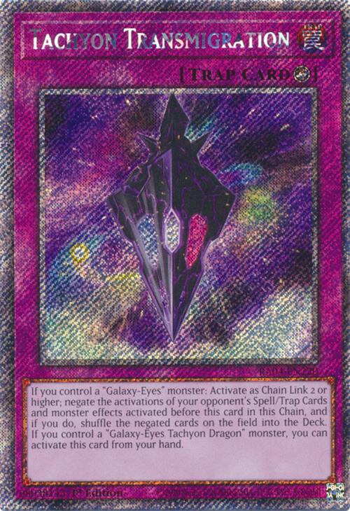 Tachyon Transmigration [RA04-EN220] Platinum Secret Rare | Exor Games Dartmouth