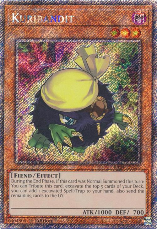 Kuribandit [RA04-EN221] Platinum Secret Rare | Exor Games Dartmouth