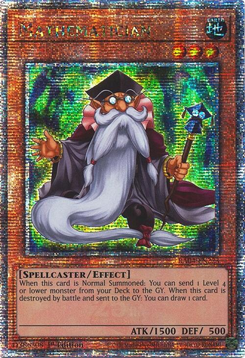 Mathematician [RA04-EN223] Quarter Century Secret Rare | Exor Games Dartmouth