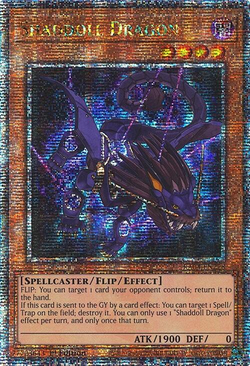 Shaddoll Dragon [RA04-EN228] Quarter Century Secret Rare | Exor Games Dartmouth