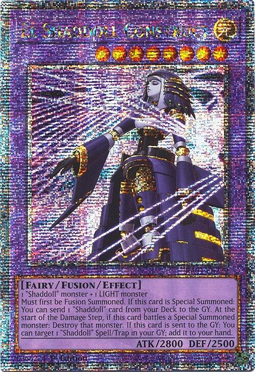 El Shaddoll Construct (Alternate Art) [RA04-EN229] Quarter Century Secret Rare | Exor Games Dartmouth