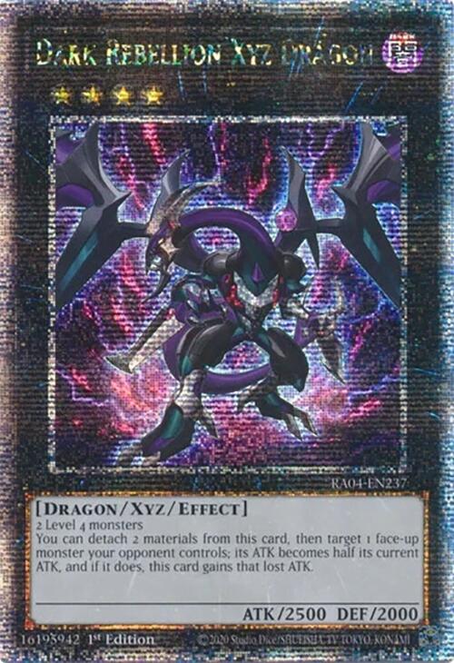 Dark Rebellion Xyz Dragon [RA04-EN237] Quarter Century Secret Rare | Exor Games Dartmouth