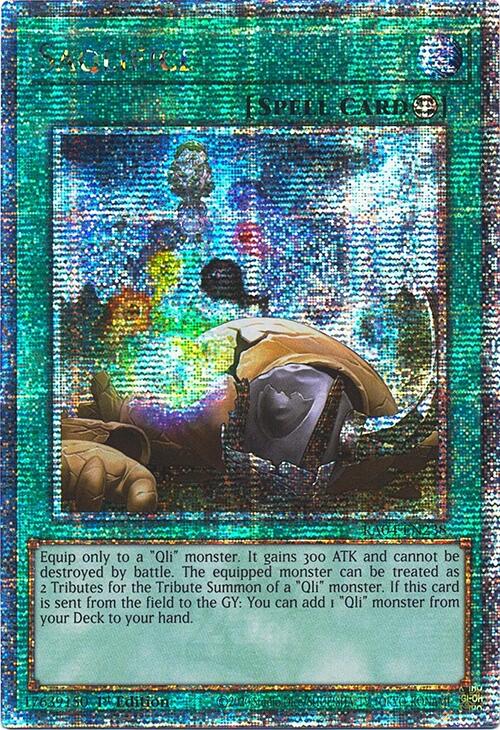 Saqlifice [RA04-EN238] Quarter Century Secret Rare | Exor Games Dartmouth