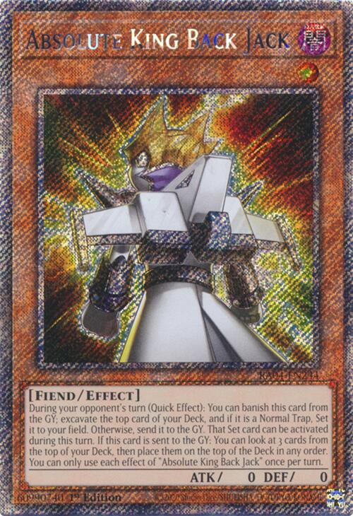Absolute King Back Jack [RA04-EN244] Platinum Secret Rare | Exor Games Dartmouth