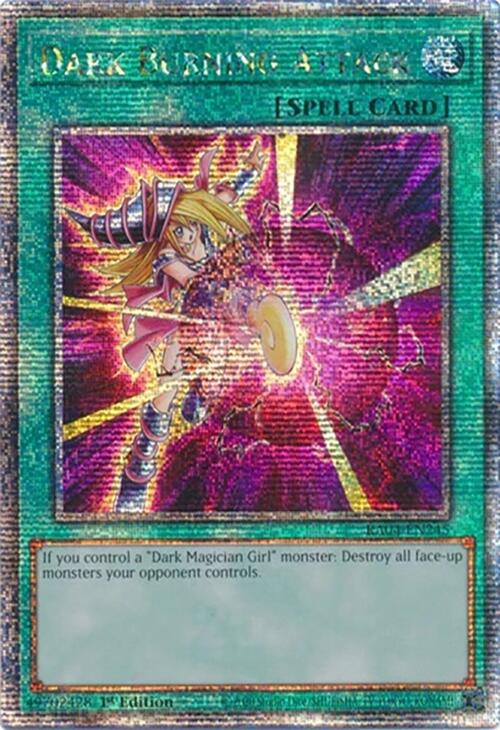 Dark Burning Attack [RA04-EN245] Quarter Century Secret Rare | Exor Games Dartmouth