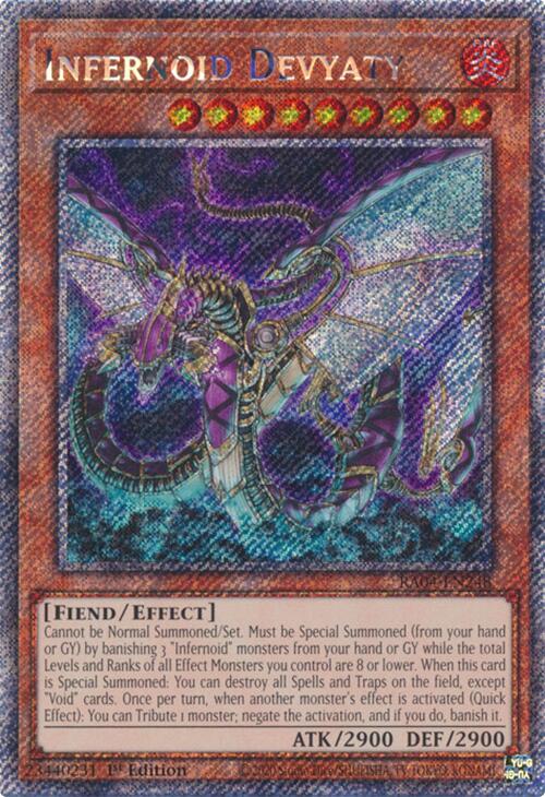 Infernoid Devyaty [RA04-EN248] Platinum Secret Rare | Exor Games Dartmouth