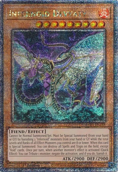 Infernoid Devyaty [RA04-EN248] Quarter Century Secret Rare | Exor Games Dartmouth