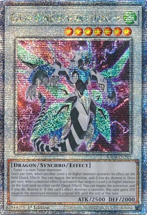 Clear Wing Synchro Dragon [RA04-EN249] Quarter Century Secret Rare | Exor Games Dartmouth