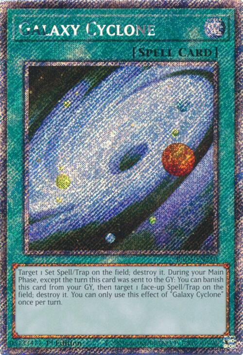 Galaxy Cyclone [RA04-EN250] Platinum Secret Rare | Exor Games Dartmouth