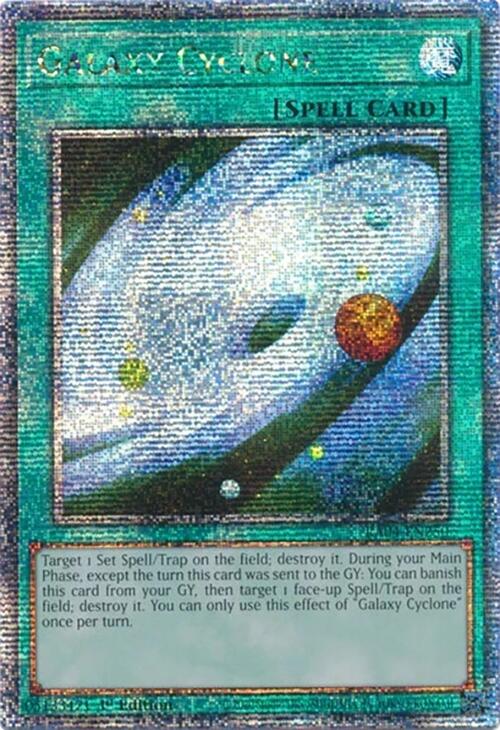 Galaxy Cyclone [RA04-EN250] Quarter Century Secret Rare | Exor Games Dartmouth