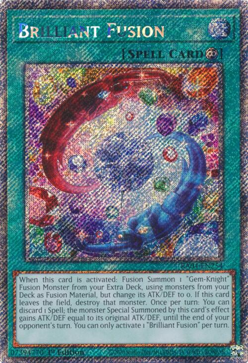 Brilliant Fusion [RA04-EN254] Platinum Secret Rare | Exor Games Dartmouth