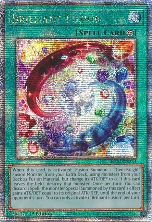 Brilliant Fusion [RA04-EN254] Quarter Century Secret Rare | Exor Games Dartmouth