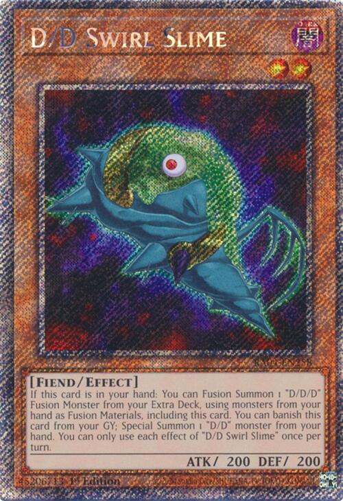 D/D Swirl Slime [RA04-EN258] Platinum Secret Rare | Exor Games Dartmouth