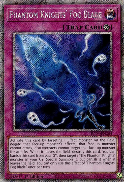 Phantom Knights' Fog Blade [RA04-EN264] Platinum Secret Rare | Exor Games Dartmouth