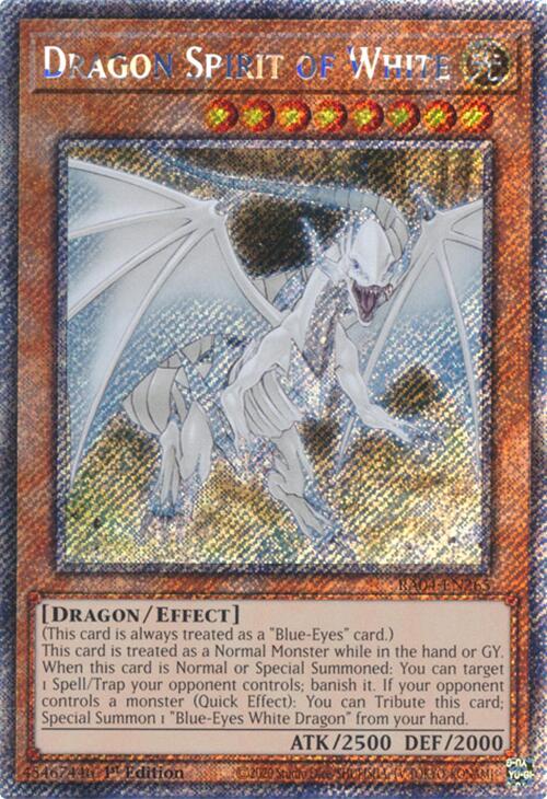 Dragon Spirit of White [RA04-EN265] Platinum Secret Rare | Exor Games Dartmouth