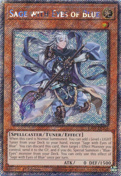 Sage with Eyes of Blue [RA04-EN266] Platinum Secret Rare | Exor Games Dartmouth
