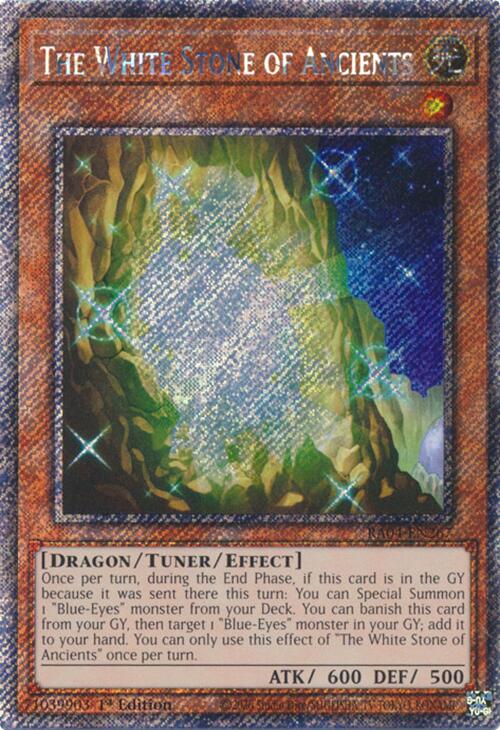The White Stone of Ancients [RA04-EN267] Platinum Secret Rare | Exor Games Dartmouth