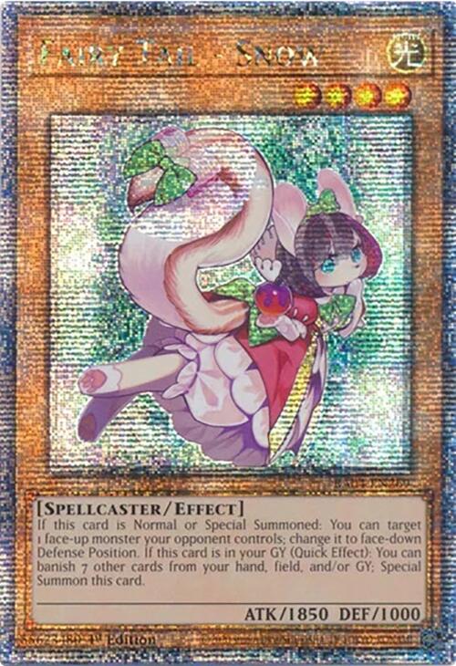 Fairy Tail - Snow [RA04-EN269] Quarter Century Secret Rare | Exor Games Dartmouth