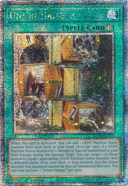 Union Hangar [RA04-EN270] Quarter Century Secret Rare | Exor Games Dartmouth