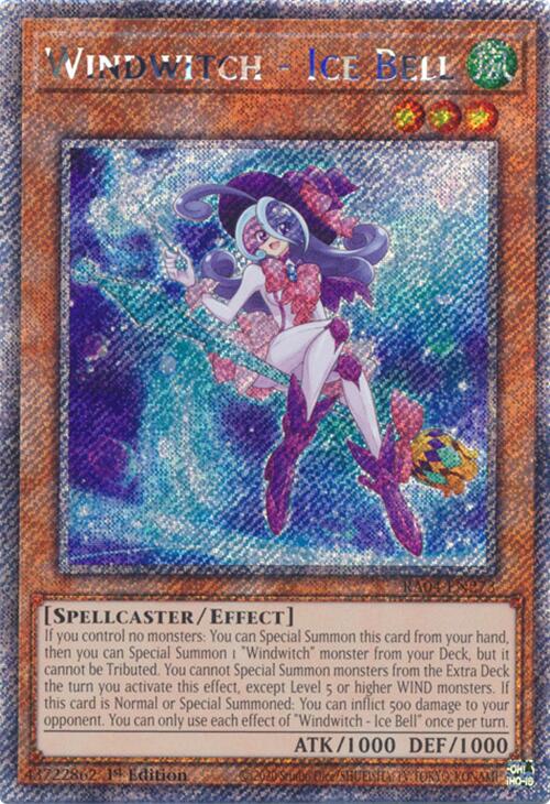 Windwitch - Ice Bell [RA04-EN273] Platinum Secret Rare | Exor Games Dartmouth