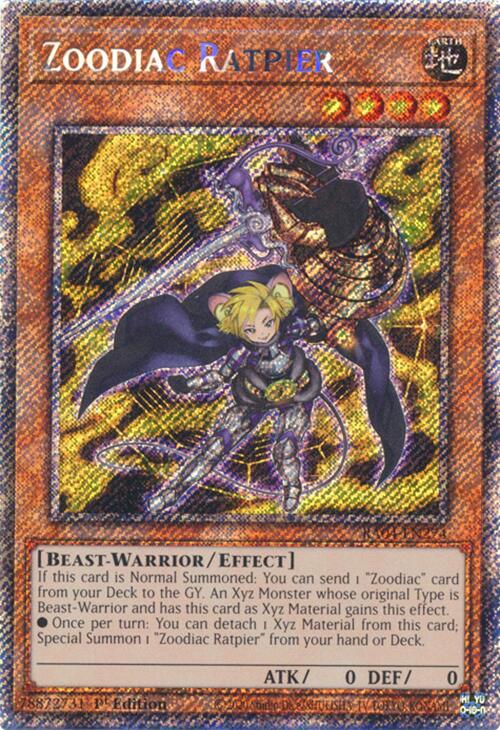 Zoodiac Ratpier [RA04-EN274] Platinum Secret Rare | Exor Games Dartmouth