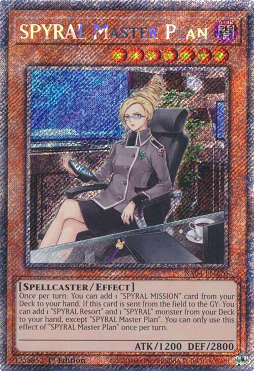 SPYRAL Master Plan [RA04-EN276] Platinum Secret Rare | Exor Games Dartmouth