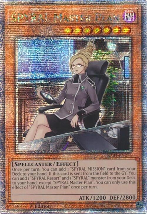 SPYRAL Master Plan [RA04-EN276] Quarter Century Secret Rare | Exor Games Dartmouth