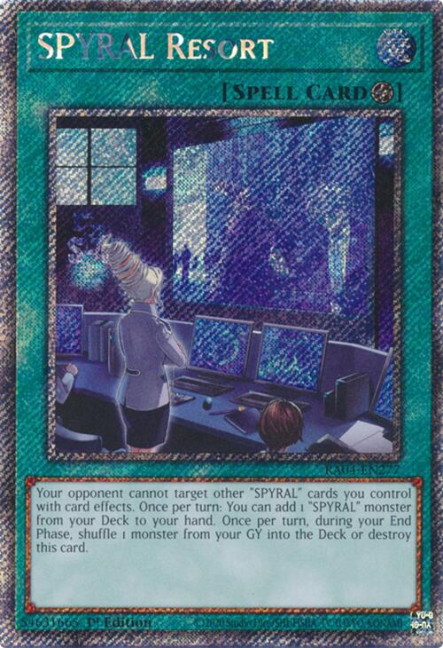 SPYRAL Resort [RA04-EN277] Platinum Secret Rare | Exor Games Dartmouth