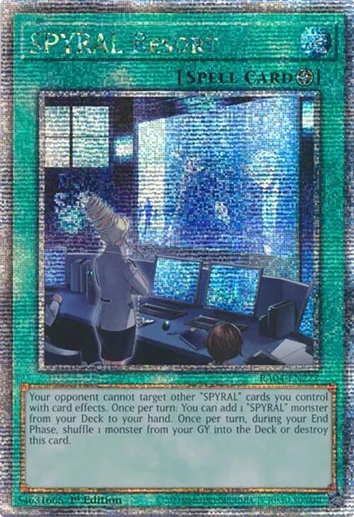 SPYRAL Resort [RA04-EN277] Quarter Century Secret Rare | Exor Games Dartmouth