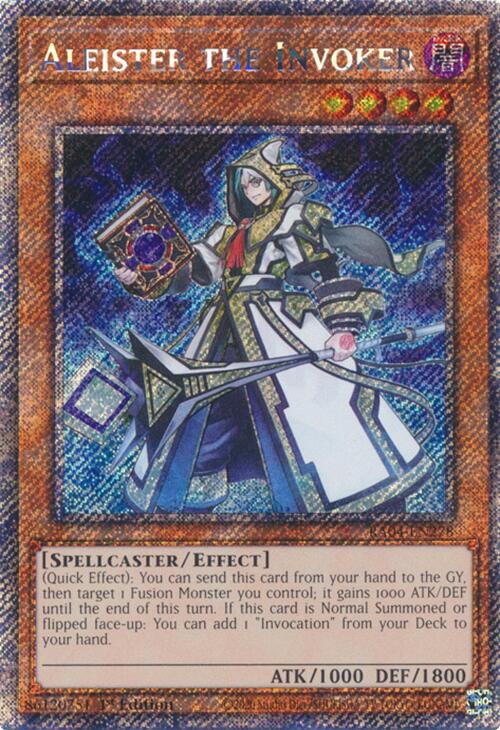 Aleister the Invoker [RA04-EN278] Platinum Secret Rare | Exor Games Dartmouth